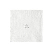 Servietten / Napkin "White/Little Bow blue" von Bastion Collections