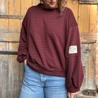 Sweatshirt "Elin" bordeaux-braun One Size