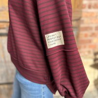 Sweatshirt "Elin" bordeaux-braun One Size
