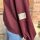 Sweatshirt "Elin" bordeaux-braun One Size