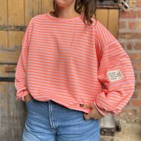 Sweatshirt "Elin" neoncoral-rosa One Size