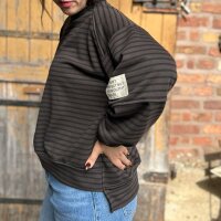 Sweatshirt "Elin" braun-schwarz One Size
