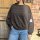 Sweatshirt "Elin" braun-schwarz One Size