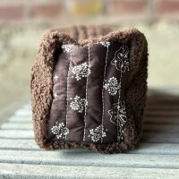 Kosmetiktasche "Teddy-Paisley" braun