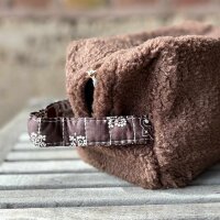 Kosmetiktasche "Teddy-Paisley" braun