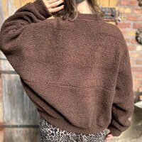 Teddyjacke Oversize braun