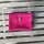 Leder-Portemonnaie S Velours pink