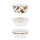 Schälchen / Bowl Sauce white/brown print von Bastion Collections
