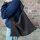 Velours-Hobo-Shopper "braun"
