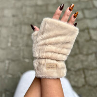 Handstulpen Fell beige
