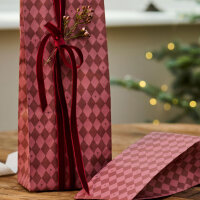 Veloursband "bordeaux" 1 Meter von IB Laursen