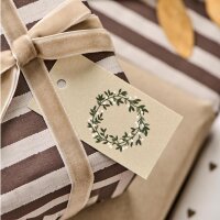 Veloursband "beige" 1 Meter von IB Laursen