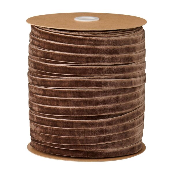 Veloursband "chocolate" 1 Meter von IB Laursen