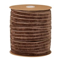 Veloursband "chocolate" 1 Meter von IB Laursen