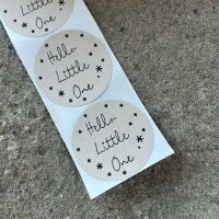 Geschenkaufkleber "Hello little One"