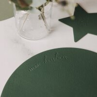 Wendbares Platzset "Merry Christmas" grün...