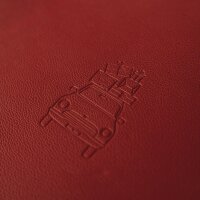 Wendbares Platzset "Weihnachten" rot von Eulenschnitt