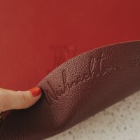 Wendbares Platzset "Weihnachten" rot von Eulenschnitt
