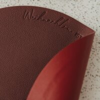 Wendbares Platzset "Weihnachten" rot von Eulenschnitt