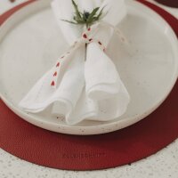 Wendbares Platzset "Weihnachten" rot von Eulenschnitt