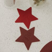 Untersetzer Sternform "Merry Christmas" 2er Set...