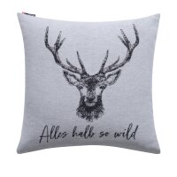 Silvretta Kissenhülle "Alles halb so wild"...