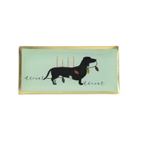 Glasteller Love Plates "Hund mit Lichterkette"...