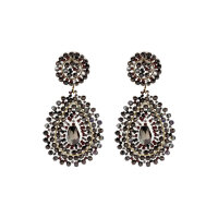 Statement-Ohrringe Boho dunkelbraun mix von Biba B.V.