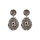 Statement-Ohrringe Boho dunkelbraun mix von Biba B.V.