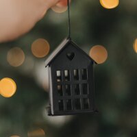 Metallanhänger "Haus schwarz" von...
