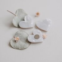 Magnet "Herz pearl" 3er Set von Eulenschnitt