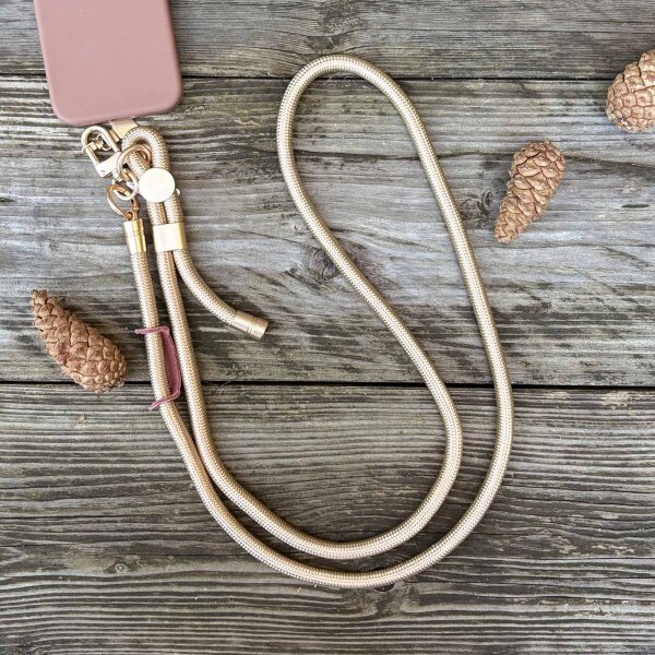 Nylon-Handykette Nele gold