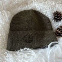 Strickmütze "Smiley" khaki