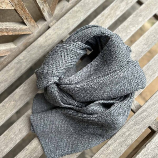 Strickschal "grau"