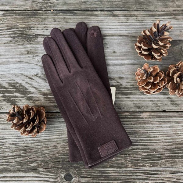 Fingerhandschuhe marone