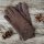 Fingerhandschuhe "Teddy" braun