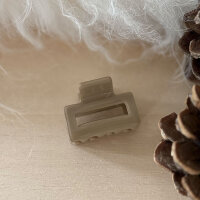Haarklammer mini "taupe"