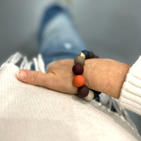 Acrylperlenarmband Perle medium "bunt"