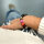 Acrylperlenarmband Perle klein "bunt"