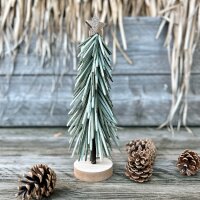 Filztanne auf Holzfuß groß