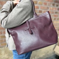 Ledershopper "Tessa" bordeaux