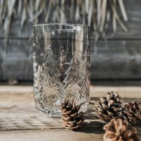 Glasvase "Baum" grey